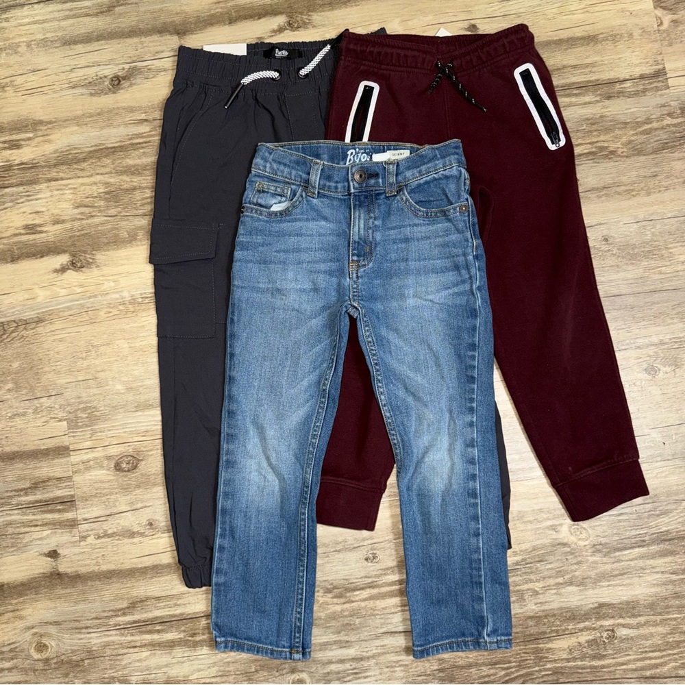 Boys Pants Bundle | Skinny Jeans & Joggers | Size 5 | Old Navy, B’Gosh
